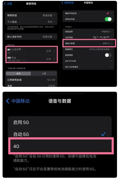 义县苹果手机维修分享iPhone14如何切换4G/5G? iPhone14 5G网络切换方法 