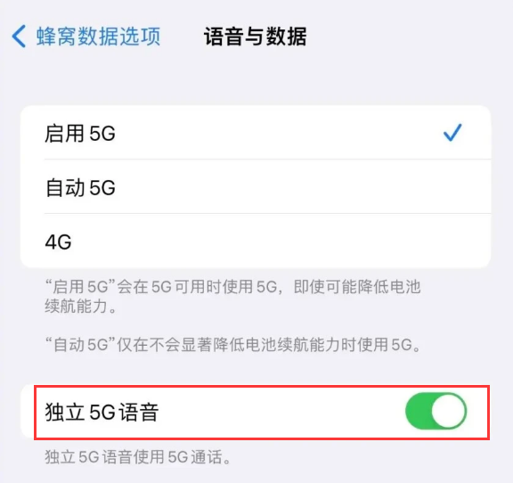 义县苹果14维修分享iPhone 14 Pro如何开启VoNR 