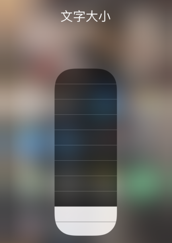 义县苹果手机维修分享小技巧：在 iPhone 控制中心快速调节字体大小 